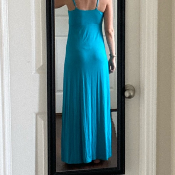 Soma light blue stretchy maxi dress - Picture 4 of 6